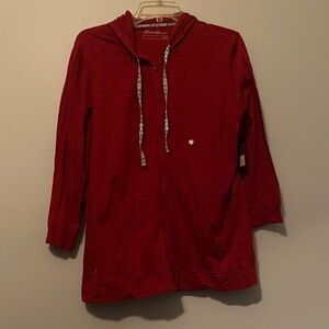 Red Hooded Sweatshirt